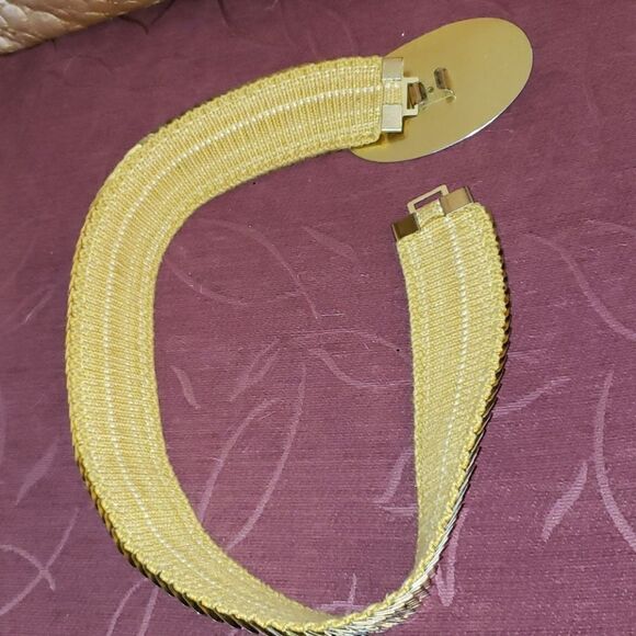 Fashionable Stretchy Goldtone Belt - Picture 5 of 7